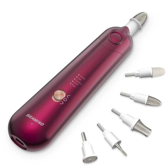 Professional Manicure Pedicure Set, Cordless Electric Nail File Kit,Rechargeable - Picture 1 of 7